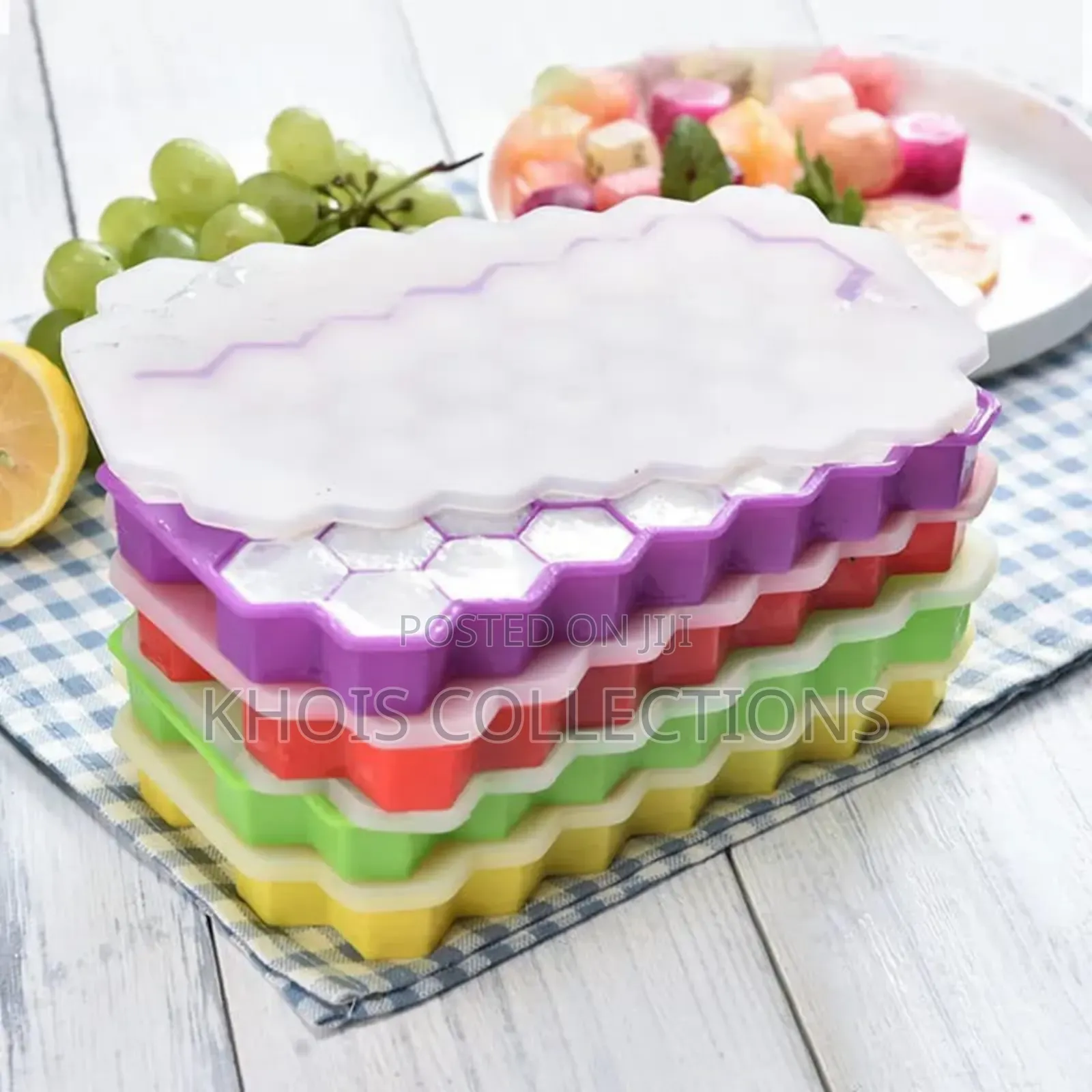 Reusable Honeycomb Silicone Ice Cube Mold