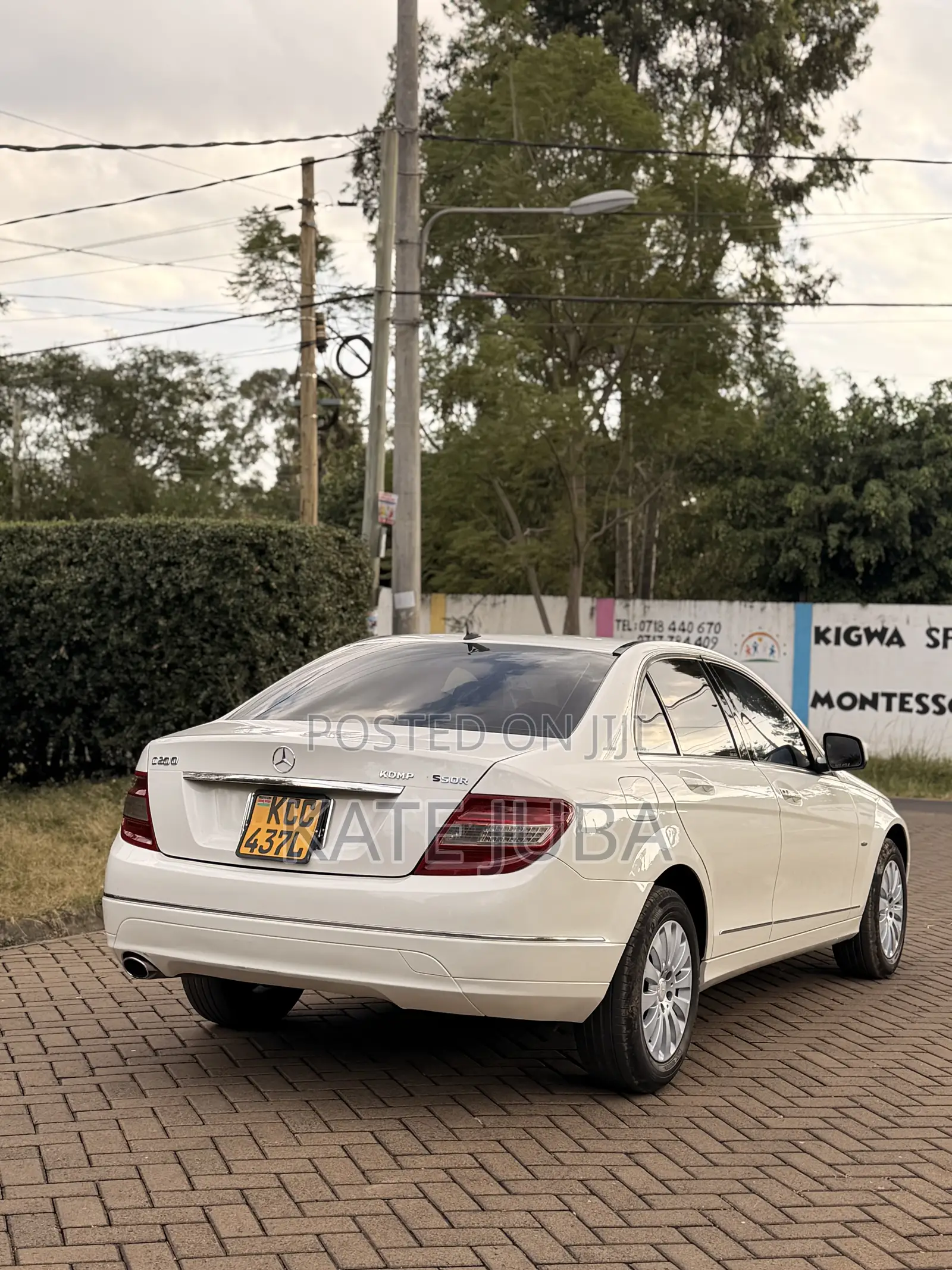 Mercedes-Benz C200 2009 White