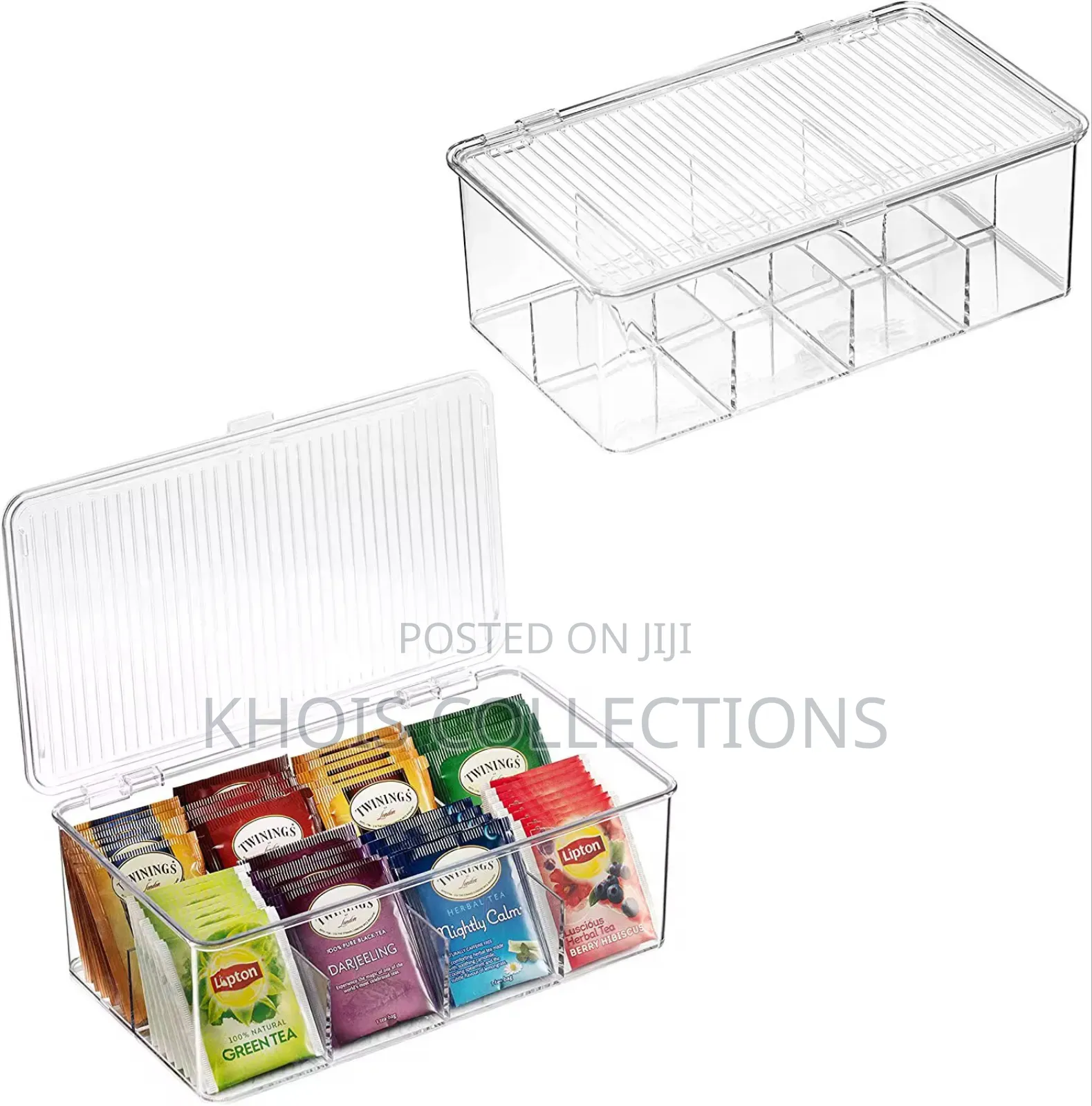 8 Slot Tea Bag/Coffee Storage Container