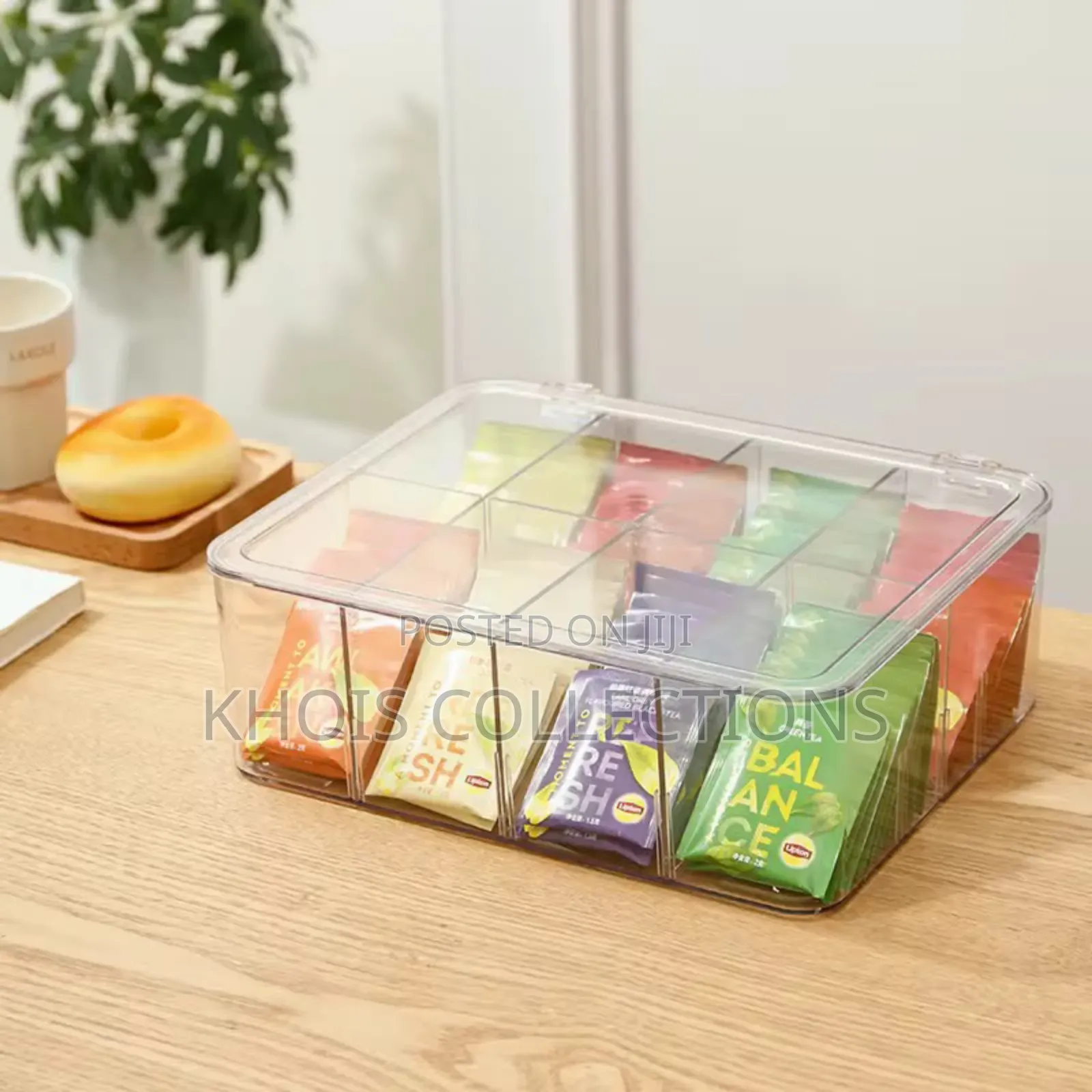 8 Slot Tea Bag/Coffee Storage Container