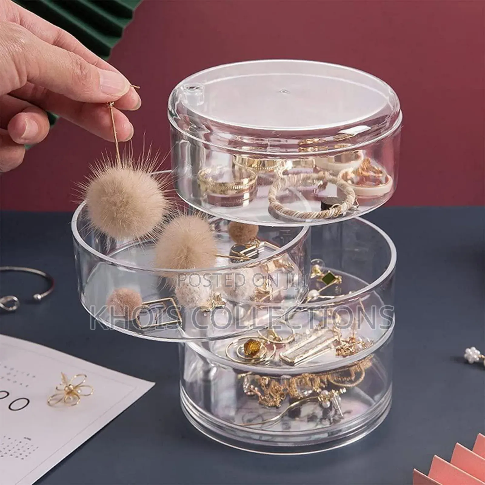 Rotating Jewelry Storage Organizer