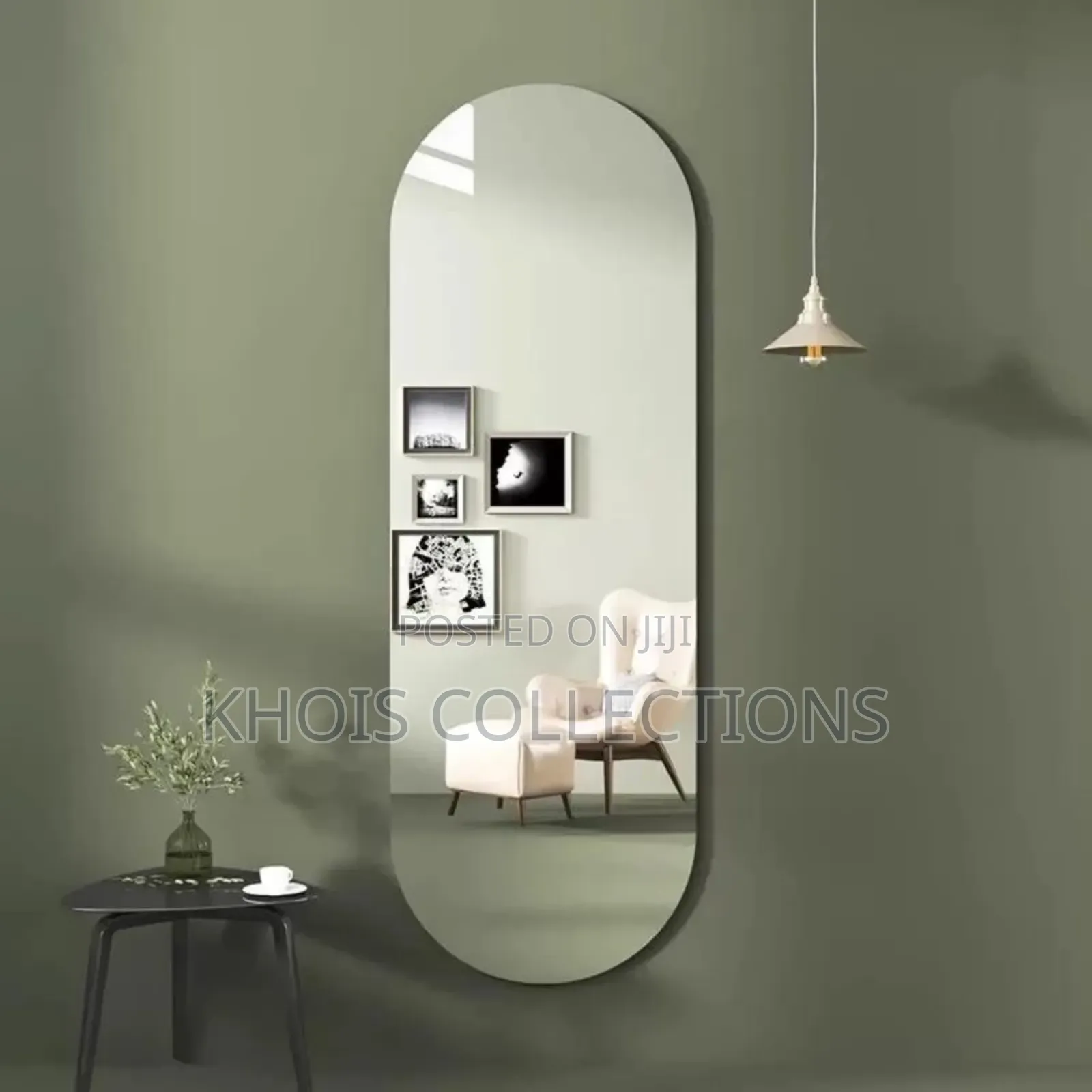 Unbreakable Acrylic Mirror (Oval)