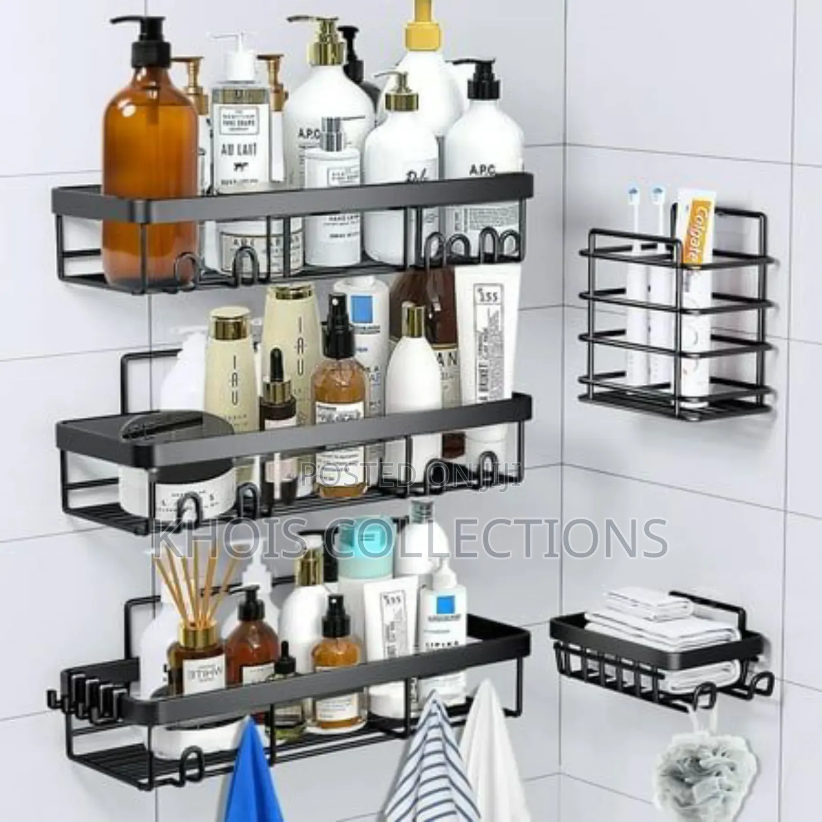 Multipurpose 5pcs Set Shower Caddy