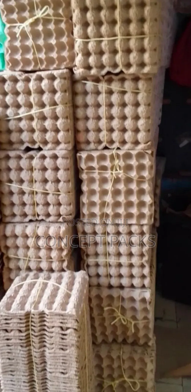 Brown Paper Egg Trays 100pcs