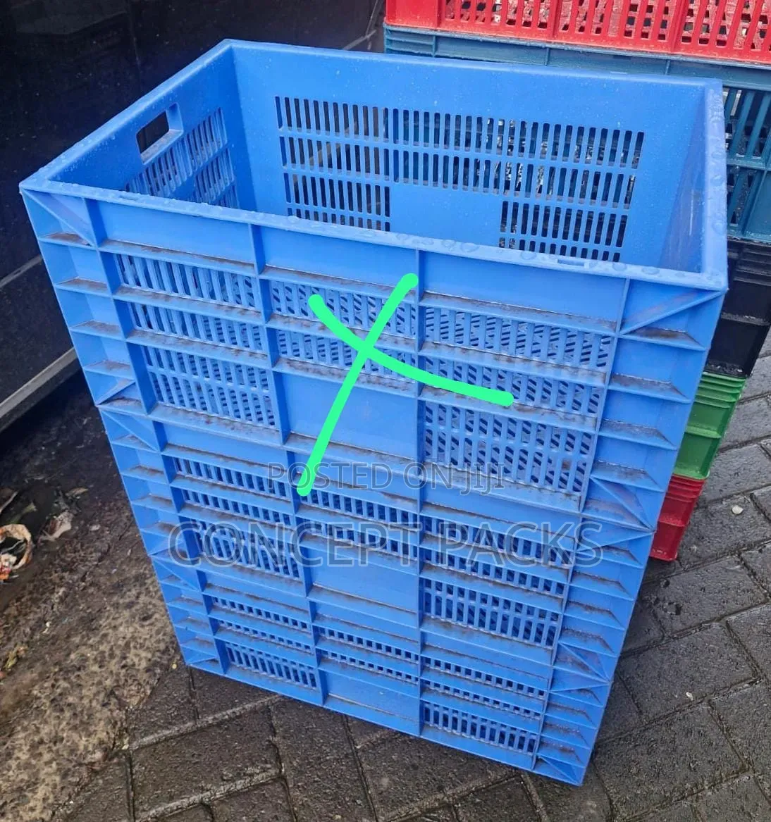 Kifaru Hope Double Stack Storage Crates.