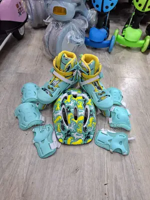 Cute Kids Skating Set Pink