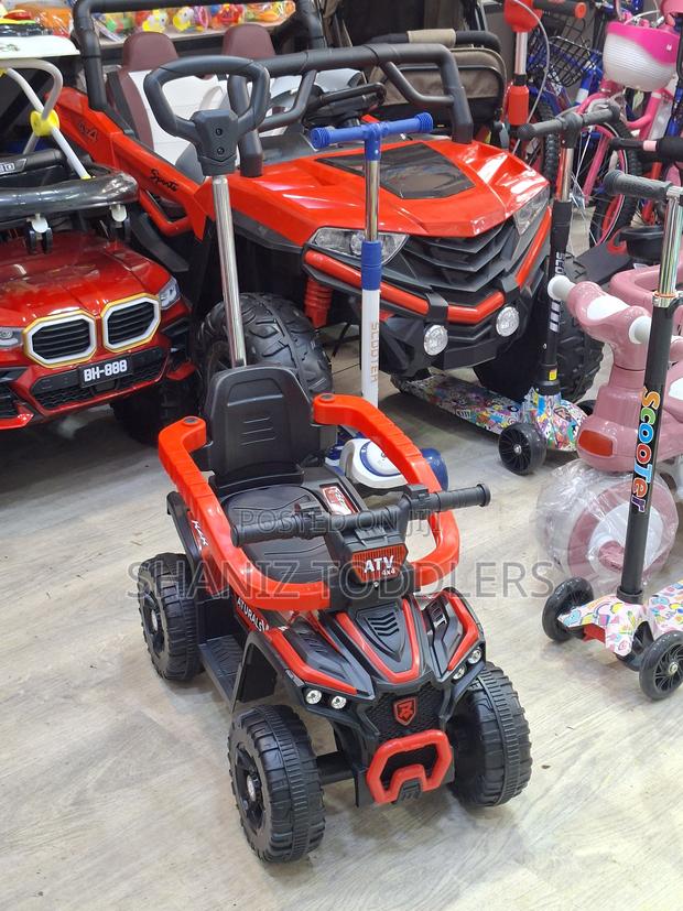 Kids Push Car With Handle Red - main view