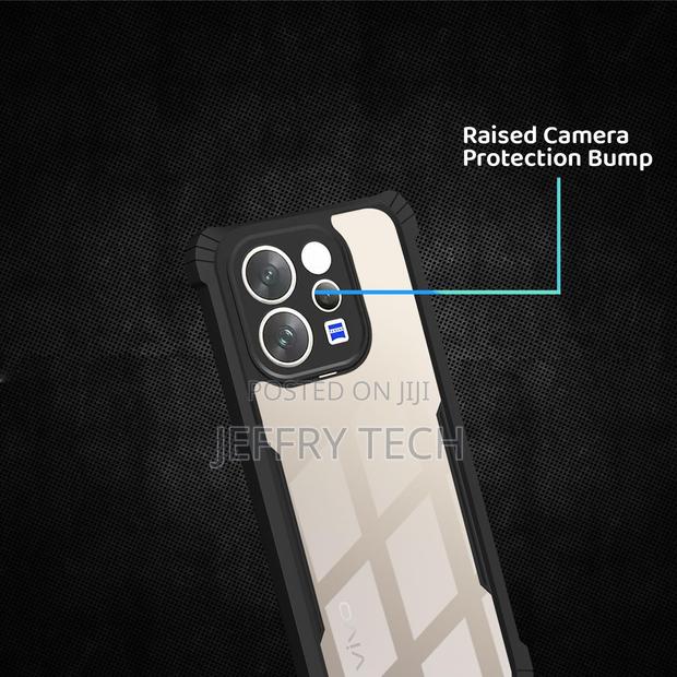 Polycarbonate Crystal Clear Back Cover Case for Vivo V70 5g Shockproof - thumbnail 3