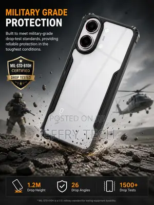 Back Cover for Vivo Y05 5g, Camera Protection Shockproof Bumper-Edge |