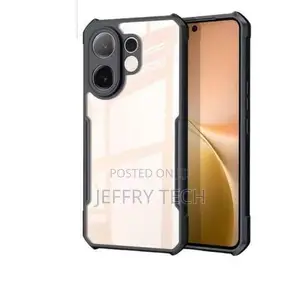 Vivo V60 Lite 5g Back Cover Transparent Crystal Clear Hard Pc Back Cas