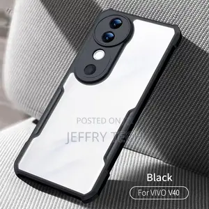 Tpu+Pc Shockproof Crystal Clear Back Cover Case for Vivo V40| Protecti