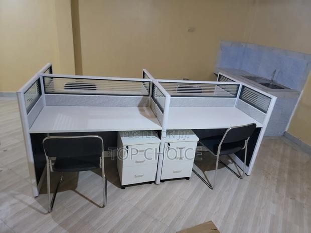 4 Way Workstations.White - thumbnail 2