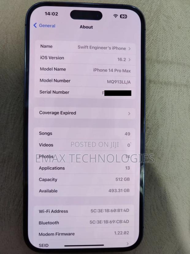 Apple iPhone 14 Pro Max 512 GB Purple - thumbnail 4