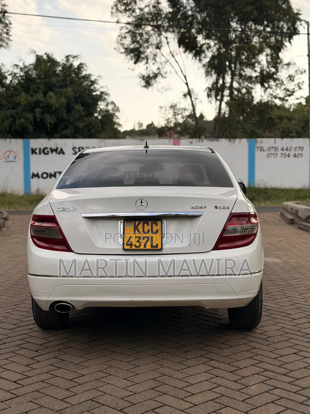 Mercedes-Benz C200 2009 White