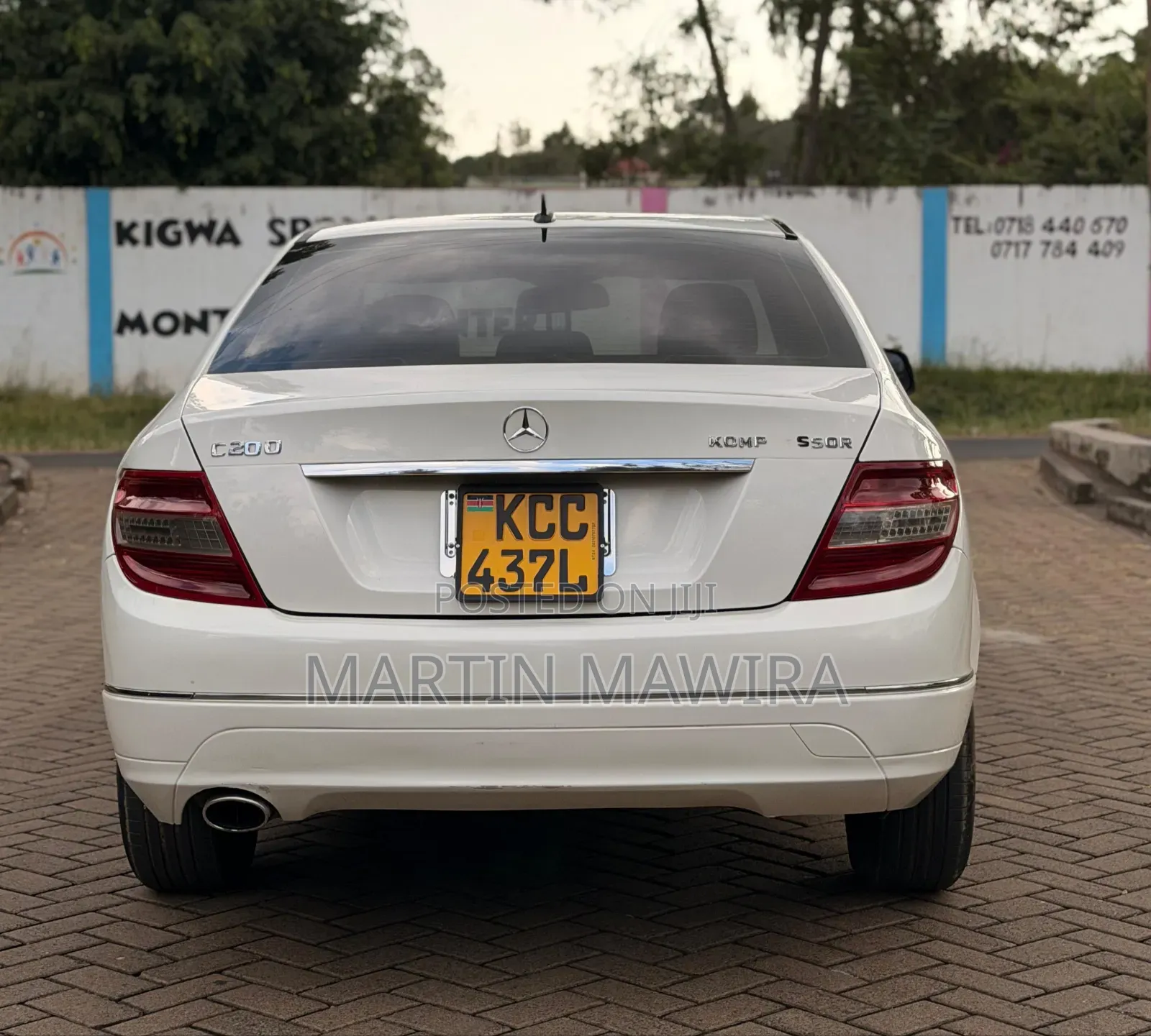 Mercedes-Benz C200 2009 White