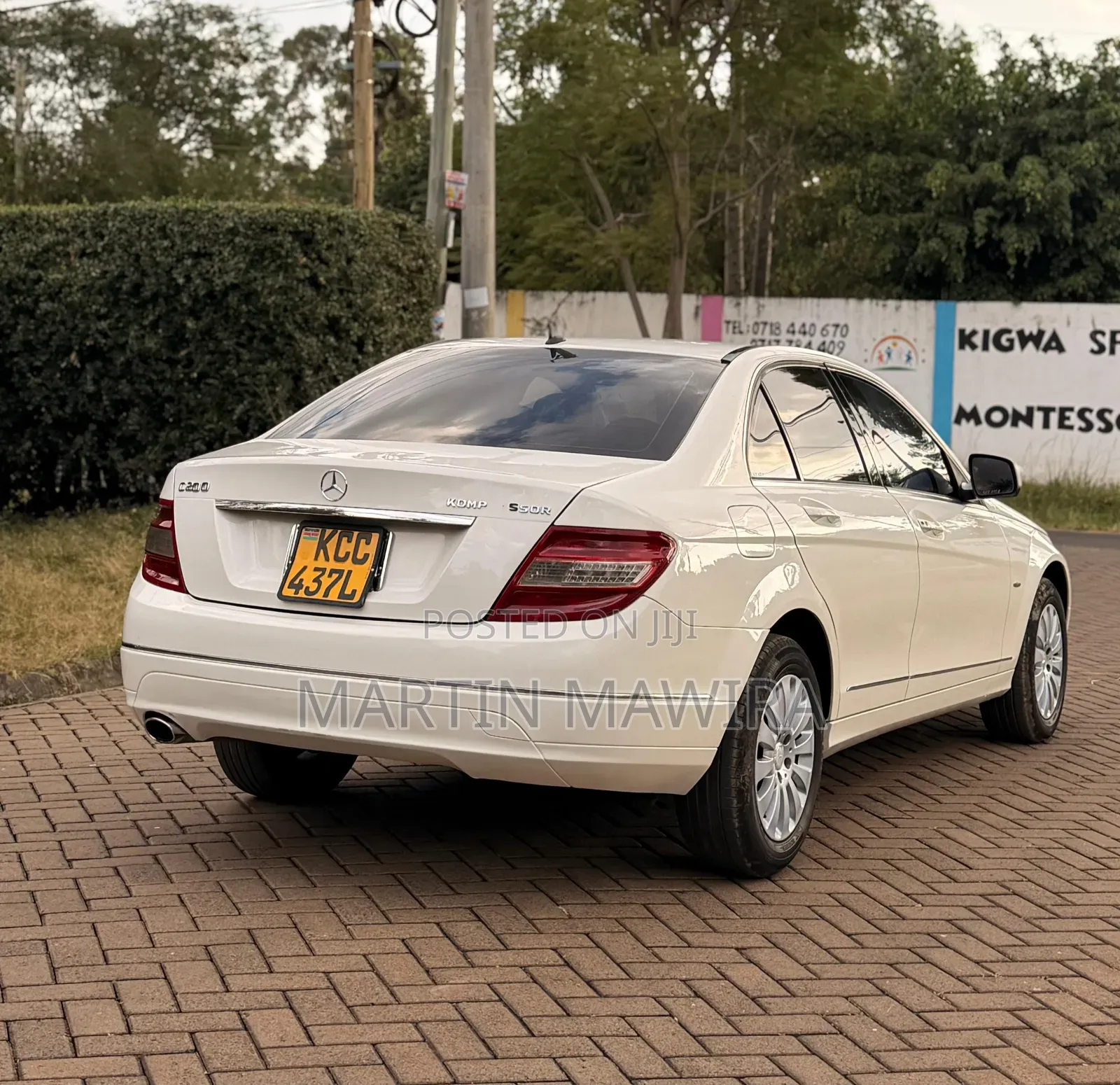 Mercedes-Benz C200 2009 White