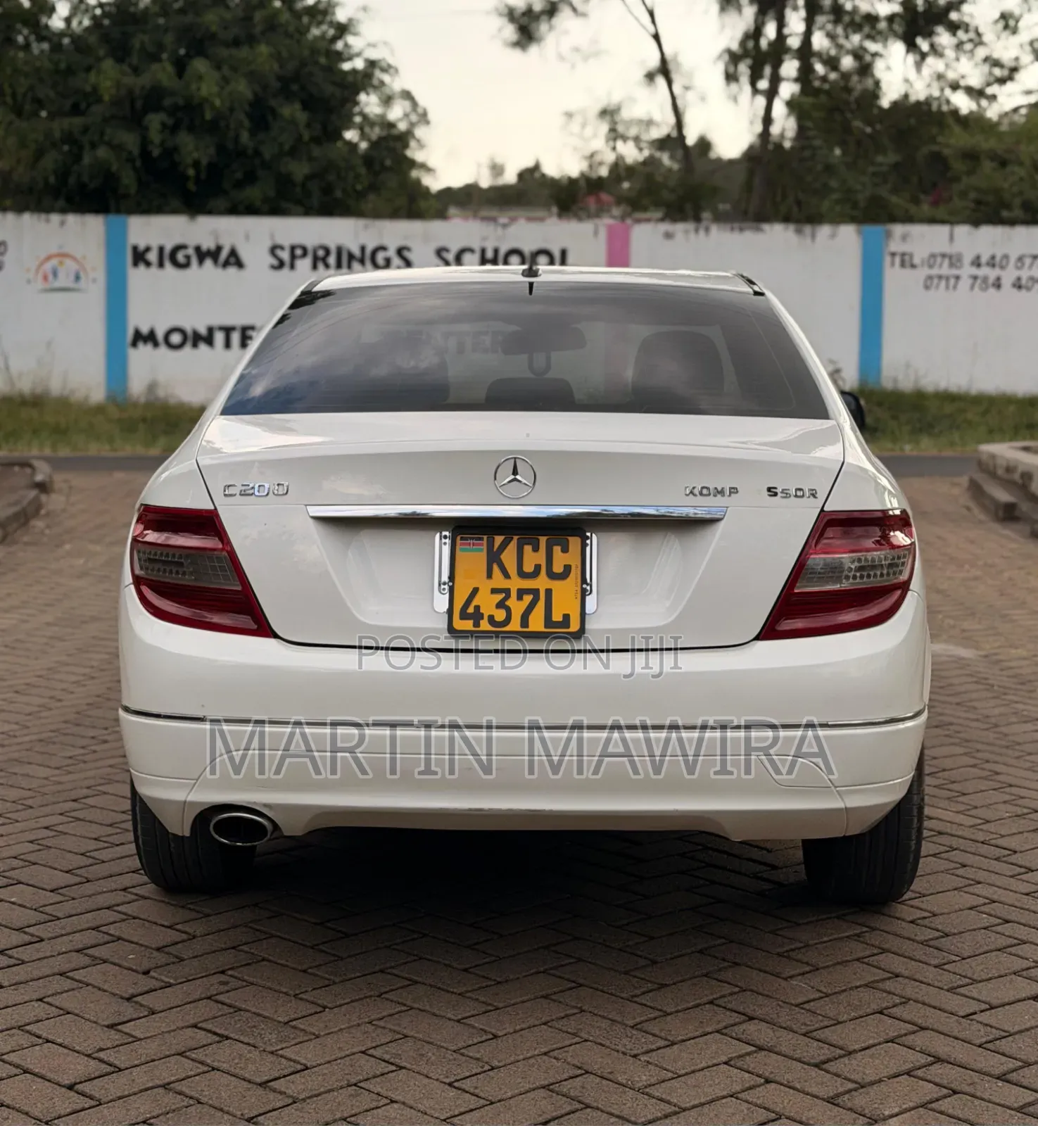 Mercedes-Benz C200 2009 White