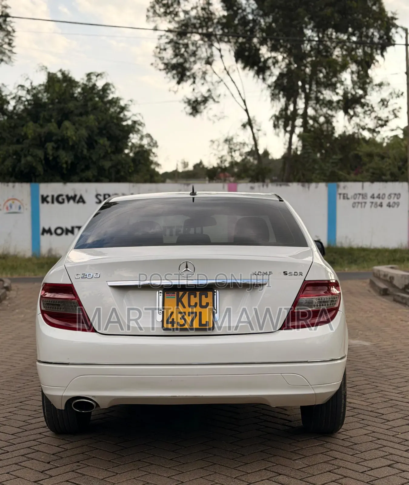Mercedes-Benz C200 2009 White
