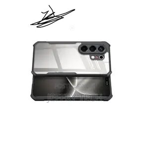 Transparent Armor Case With Bumpers for Tecno Camon 50 Pro - Heavy-Dut