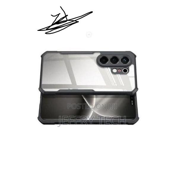 Transparent Armor Case With Bumpers for Tecno Camon 50 Pro - Heavy-Dut - thumbnail 2