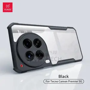 Tecno Camon 30 Transparent, Clear and Colorless With Black Edges Uniqu