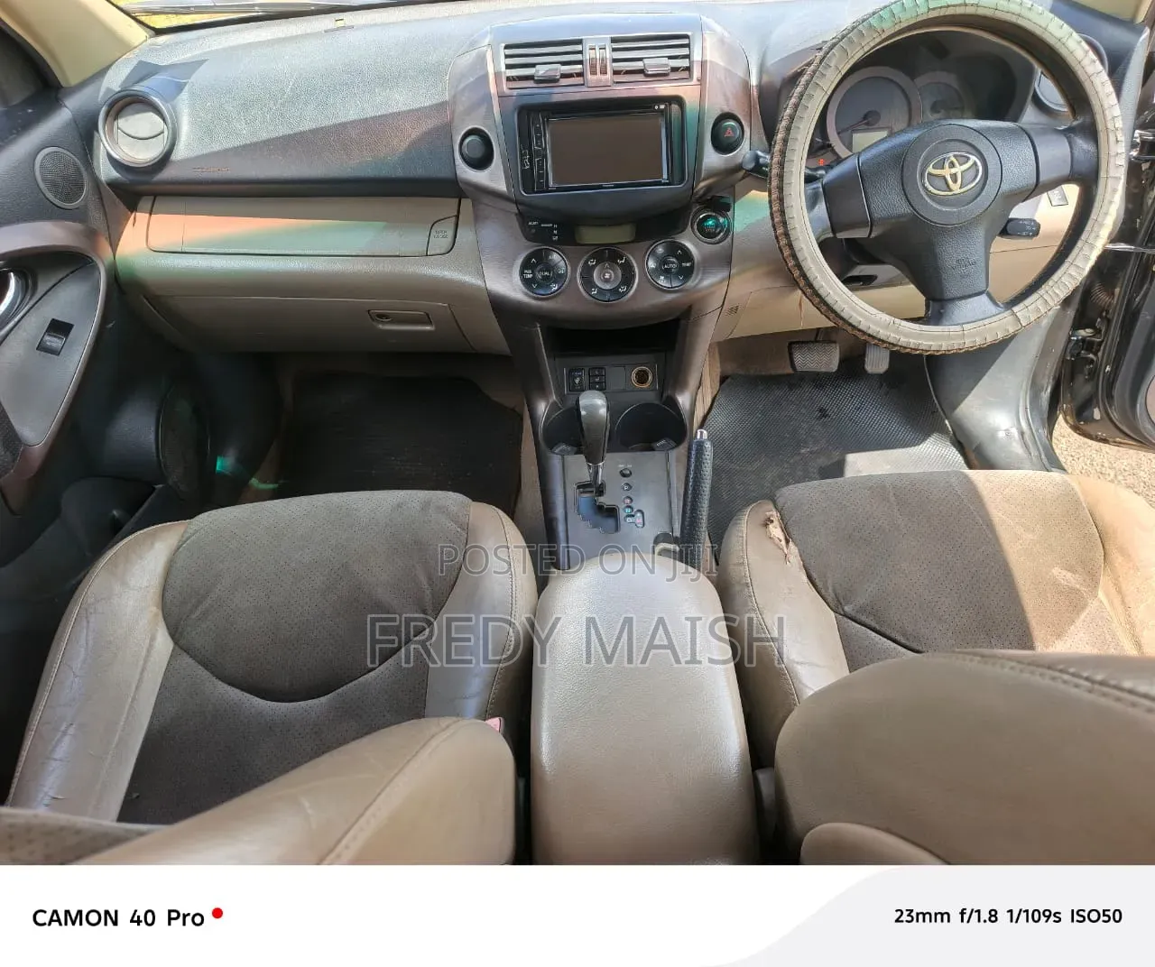 Toyota Vanguard 2008 Black