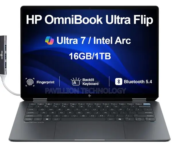 New Laptop HP OmniBook Ultra Flip 14" 16GB Intel Core Ultra 7 SSD 1T