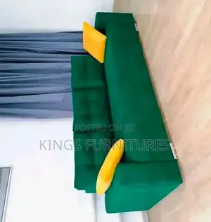 Modern Green Upholstered Sofa