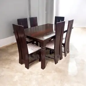 Luxury 6-Seater Wooden Dining Set – Elegant Design, Lasting Comfort