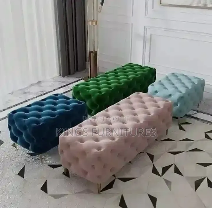 Stylish Rectangular Upholstered Bench