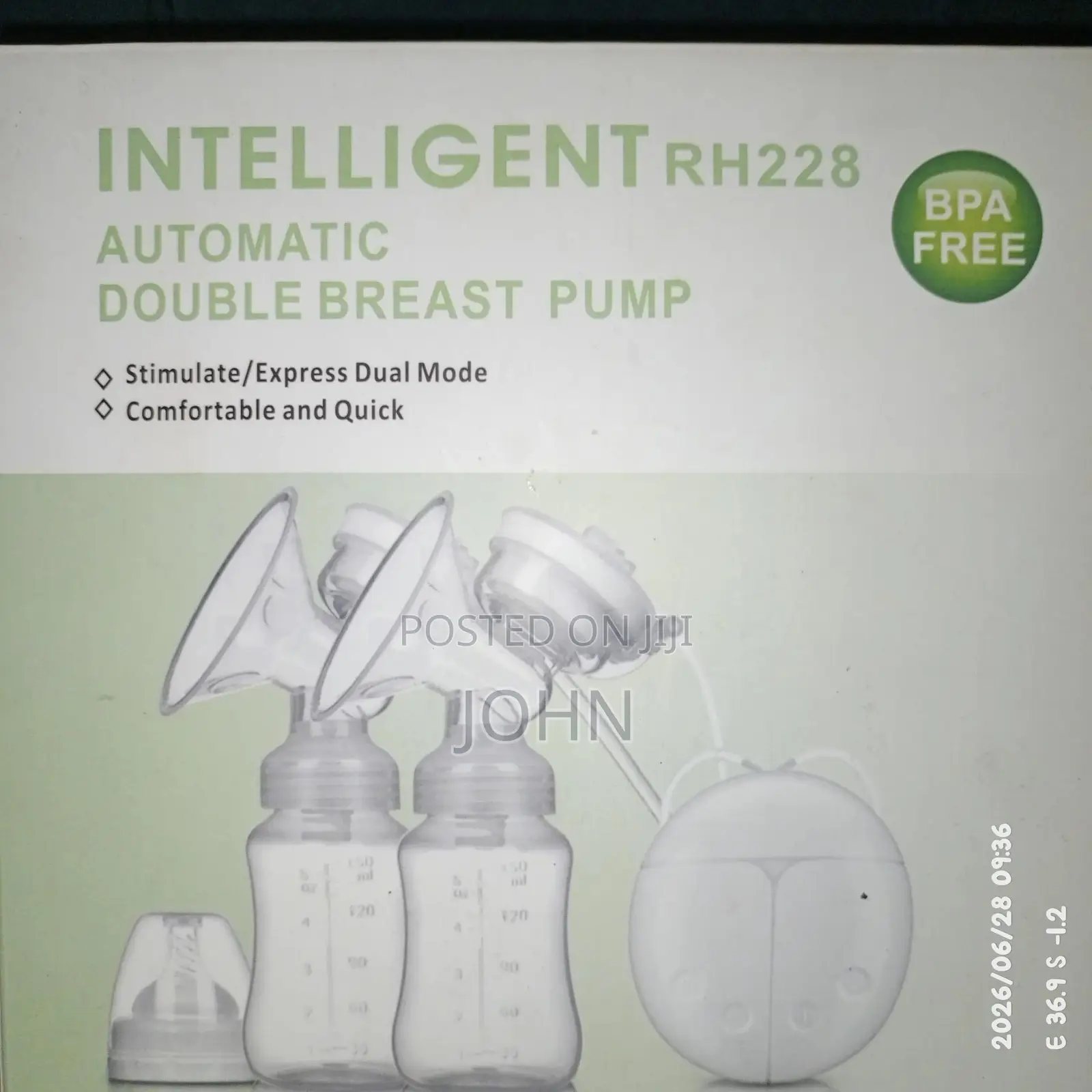 Intelligent Automatic Double Breast Pump