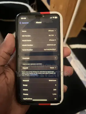 Apple iPhone X 64 GB Black