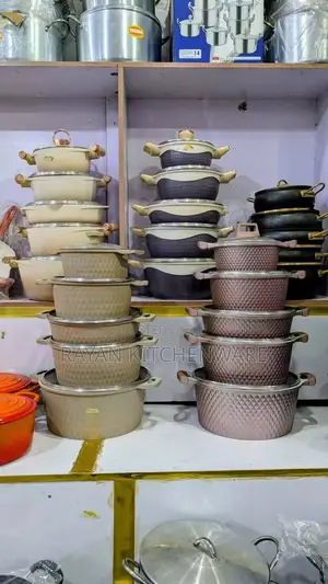 10 to 12-Piece Diamond Textured Granite Cookware Set