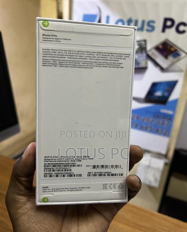 New Apple iPhone 14 Pro 256 GB Gold - thumbnail 2