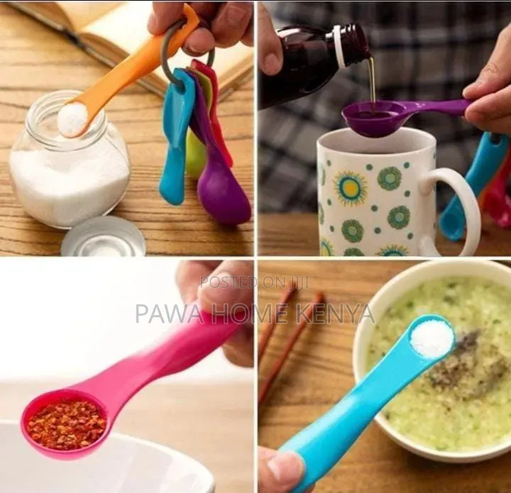 5pcs Colourful Measuring/Seasoning Spoons Set