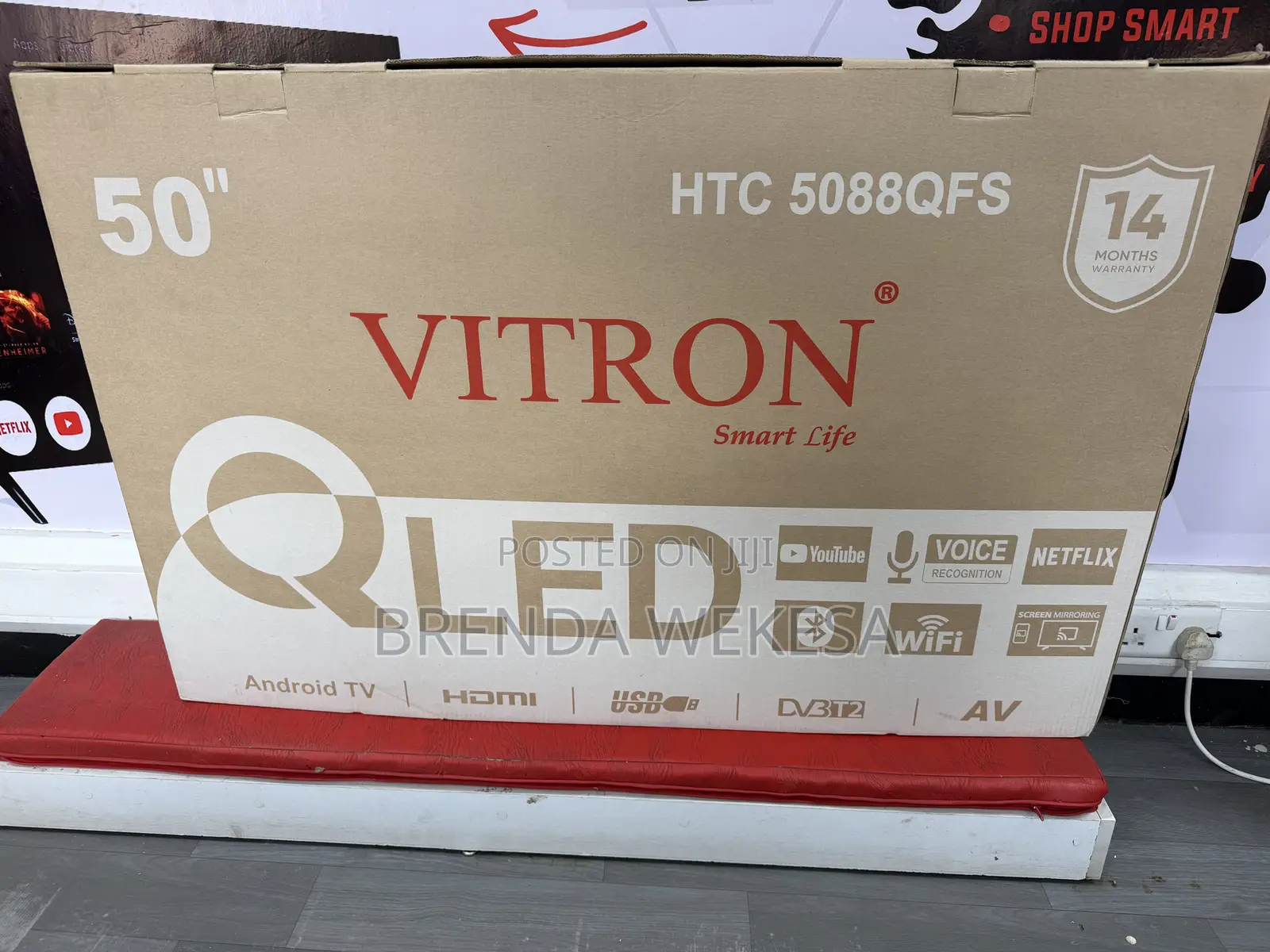 Vitron 50 Inch Qled HTC-5088qfs Best Smart Anroid Tv New Model 2026 