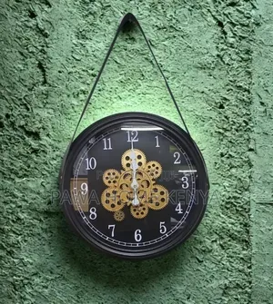 Rotating Moving Gear Wall Clock