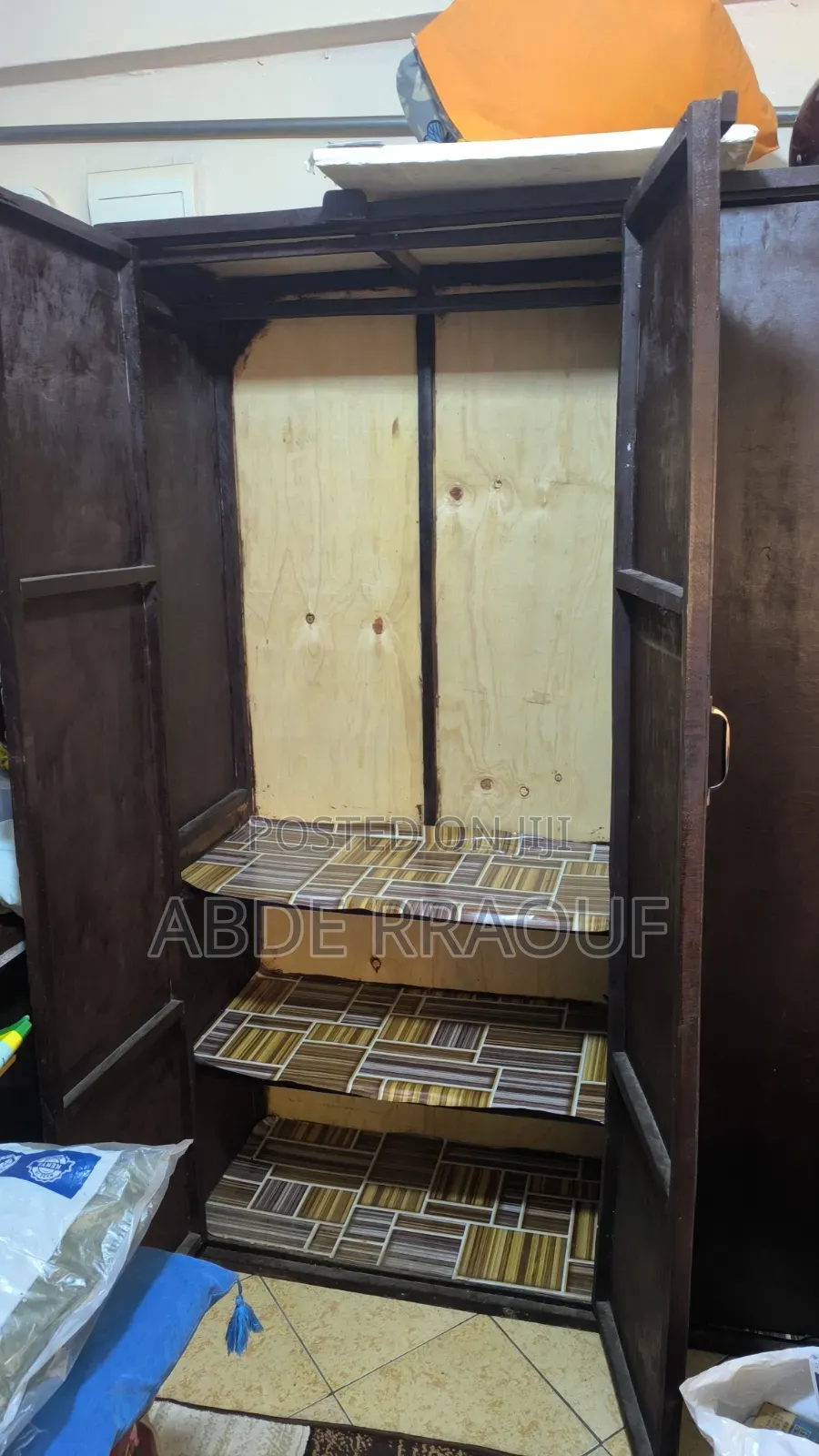 Wardrope With Wood