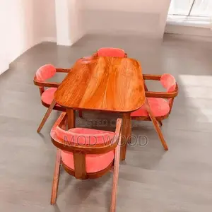 Modern 4-Seater Solid Wood Dining Set – Elegant Living Starts Here