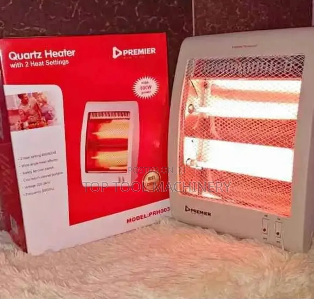 Portable Premier 800w Quartz Room Heater