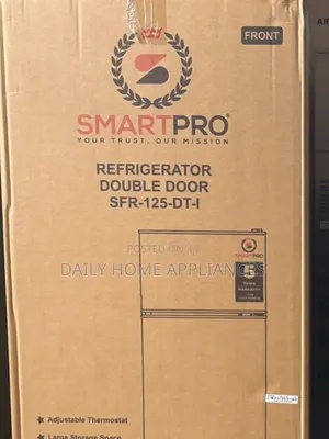 Smartpro 95l Double Door Fridge Top Mount Freezer