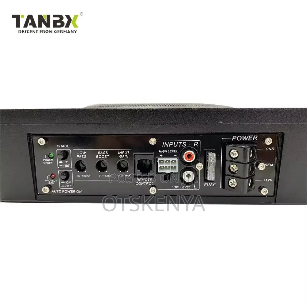 Tanbx Car Underseat Subwoofer With Basspronano - 10 Inch Powerful Bass