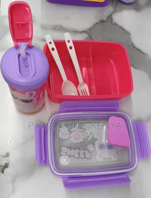 2 Compartment Lunch Box Set