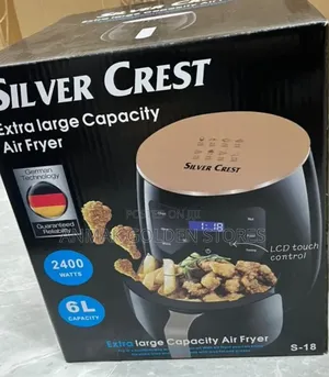 Silvercrest Air Fryer – 6 Litres, 2400w (Metallic Oven)