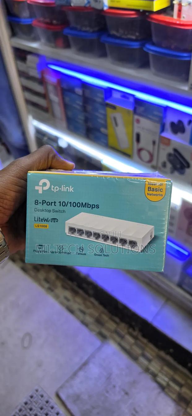 8port Desktop/Internet/Cat 6 Switch - main view