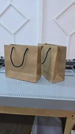 B5 Size Brown Gift Bag