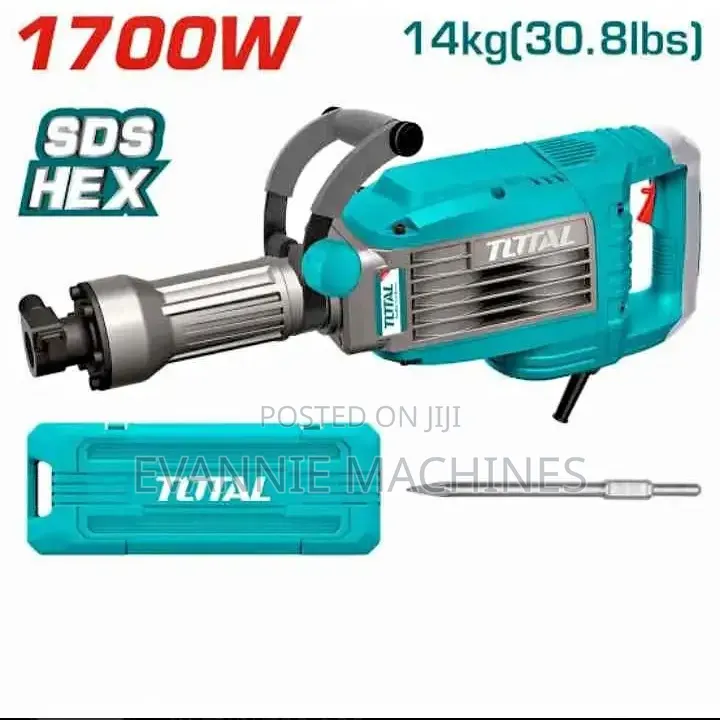 Industrial Total Demolition Hammer 1700w