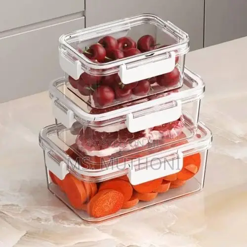 4 PCS Airtight Meal Prep / Pantry Containers Set