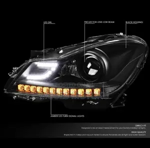 Mercedes Benz W204 2013 Smoke Headlights