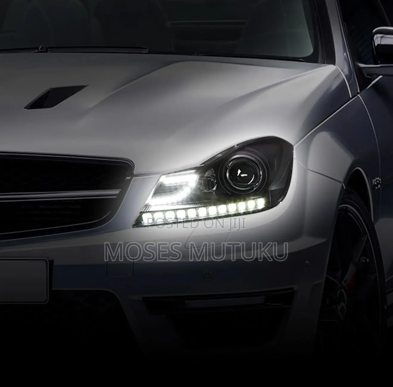 Mercedes Benz W204 2013 Smoke Headlights